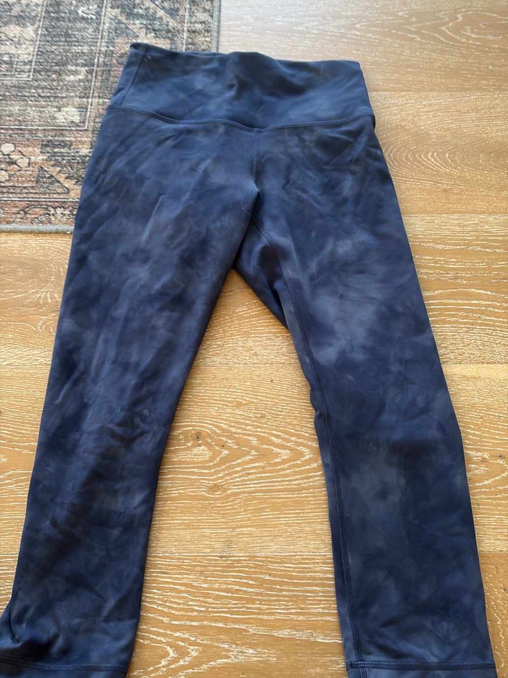 lululemon athletica Navy Tie-Dye High-Rise Leggings